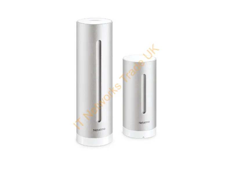 NWS01-EC - Netatmo NWS01-EC digital weather station Aluminium Battery/USB Wi-Fi
