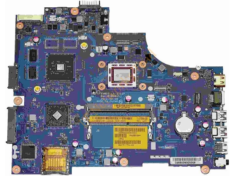 NWTXP Dell System Board for Inspiron M531R-5535 Laptop Motherboard