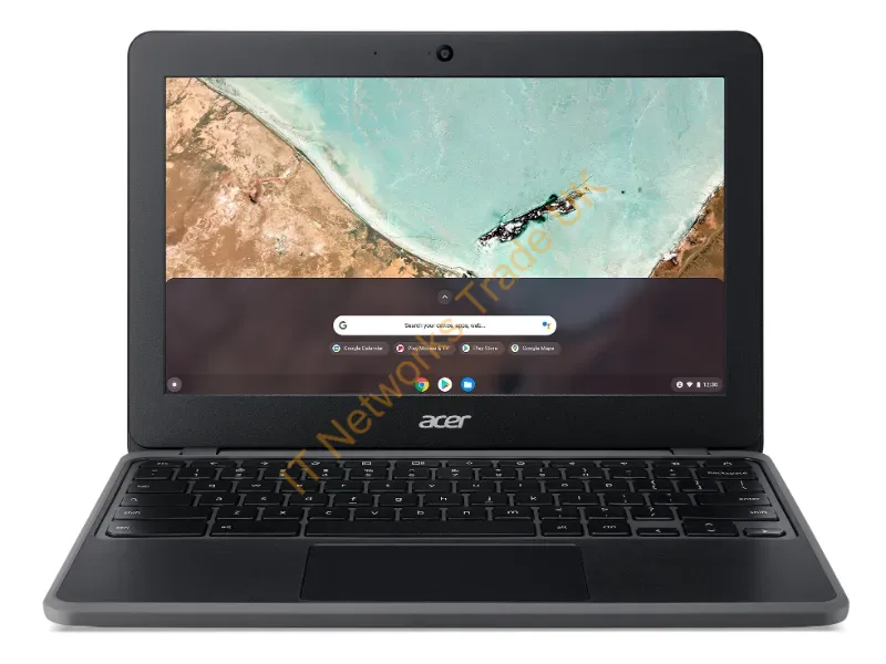 NX.A6UAA.001 - Acer Chromebook C722-K4Cn Arm Cortex A73 11.6" Hd 4 Gb Lpddr4X-Sdram 32 Gb Flash Wi-Fi 5 (802.11Ac) Chromeos Black