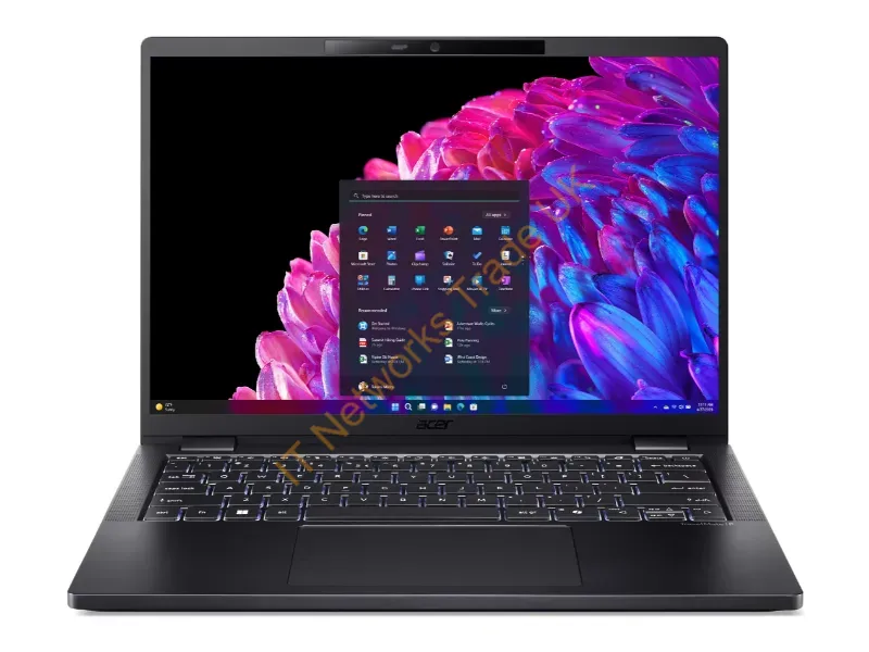 NX.B5QAA.003 - Acer Travelmate P6 Tmp614-73T-78Tg Intel Core Ultra 7 165H Laptop 14" Touchscreen Wuxga 32 Gb Lpddr5X-Sdram 1 Tb Ssd Wi-Fi 7 (802.11Be) Windows 11 Pro Black