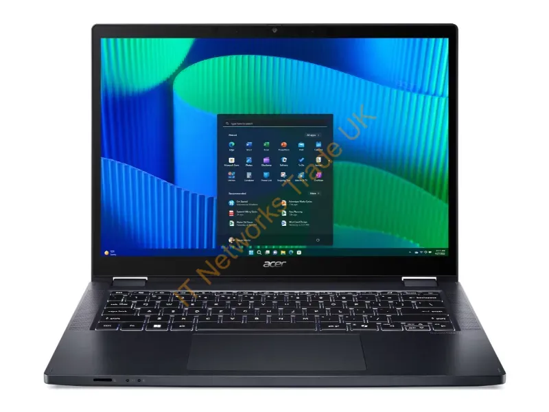 NX.B6HAA.004 - Acer Travelmate Tmp414Rn-54-57U5 Intel Core Ultra 5 125U Hybrid (2-In-1) 14" Touchscreen Wuxga 16 Gb Ddr5-Sdram 512 Gb Ssd Wi-Fi 6 (802.11Ax) Windows 11 Pro Blue
