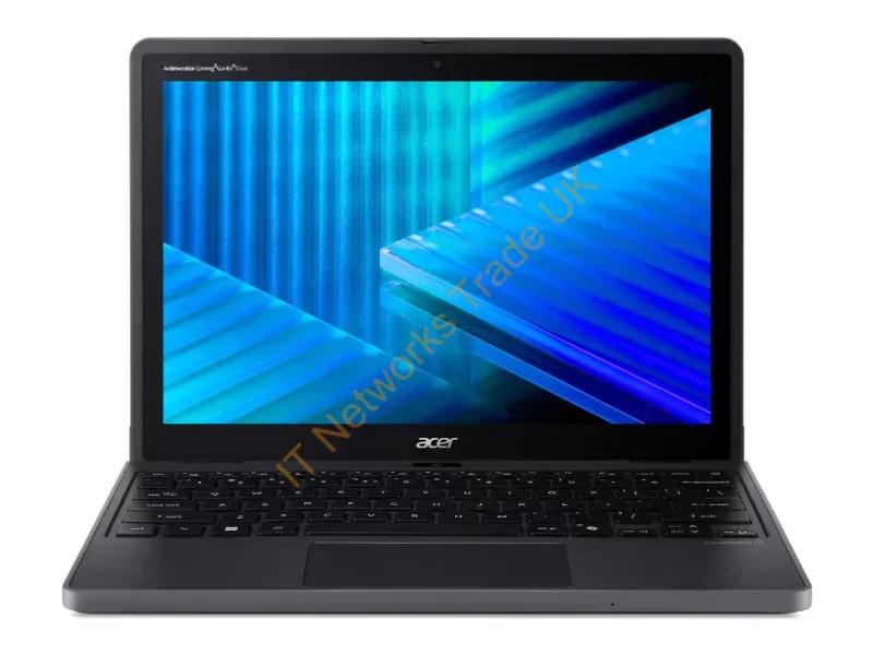 NX.BHBAA.002 - Acer Travelmate Spin B3 Tmb312R-31-P4Ls Intel N N250 Hybrid (2-In-1) 12.2" Touchscreen Wuxga 8 Gb Lpddr5-Sdram 128 Gb Emmc Wi-Fi 7 (802.11Be) Windows 11 Pro Education Black