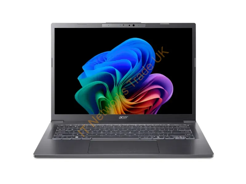 NX.J8LAA.001 - Acer Aspire A14-52M-72Fh Intel Core Ultra 7 256V Laptop 14" Wuxga 16 Gb Lpddr5X-Sdram 1 Tb Ssd Wi-Fi 6 (802.11Ax) Windows 11 Home Gray