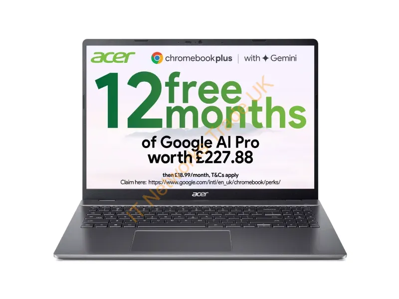 NX.JCMEK.006 - Acer 16 CBP C5 8GB 128GB UFS CHROME IRON