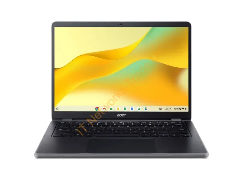 NX.JF1EK.002 - Acer Chromebook 514 C937-TCO Intel N-series N150 / up to 3.6 GHz Chrome OS Intel Graphics 4 GB RAM 128 GB eMMC 14" IPS 1920 x 1200 Bluetooth, Wi-Fi 7 shale black kbd: UK