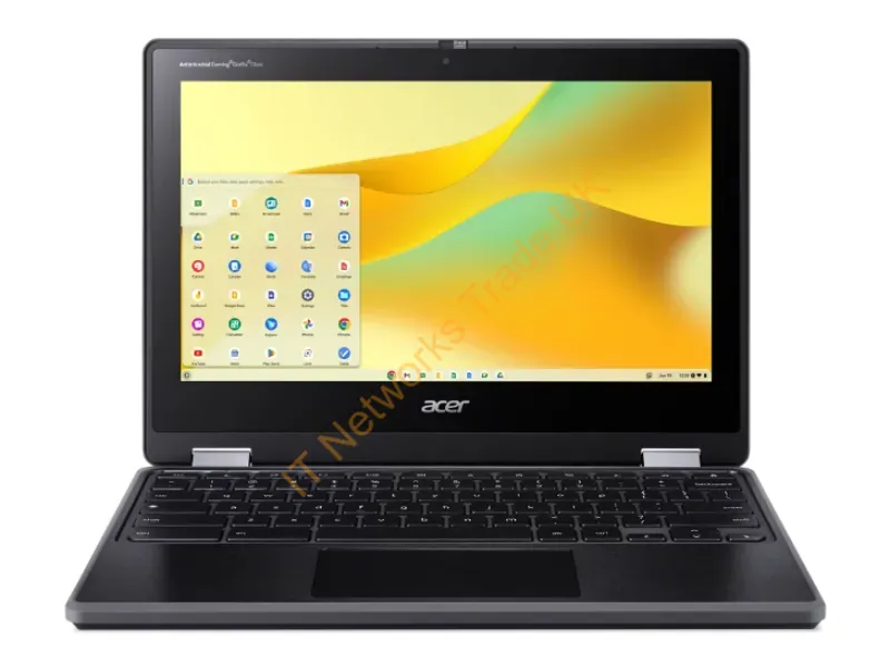 NX.KEAAA.001 - Acer Chromebook R756T-C822 Intel N N100 11.6" Touchscreen 4 Gb Lpddr5-Sdram 32 Gb Flash Wi-Fi 6E (802.11Ax) Chromeos Black