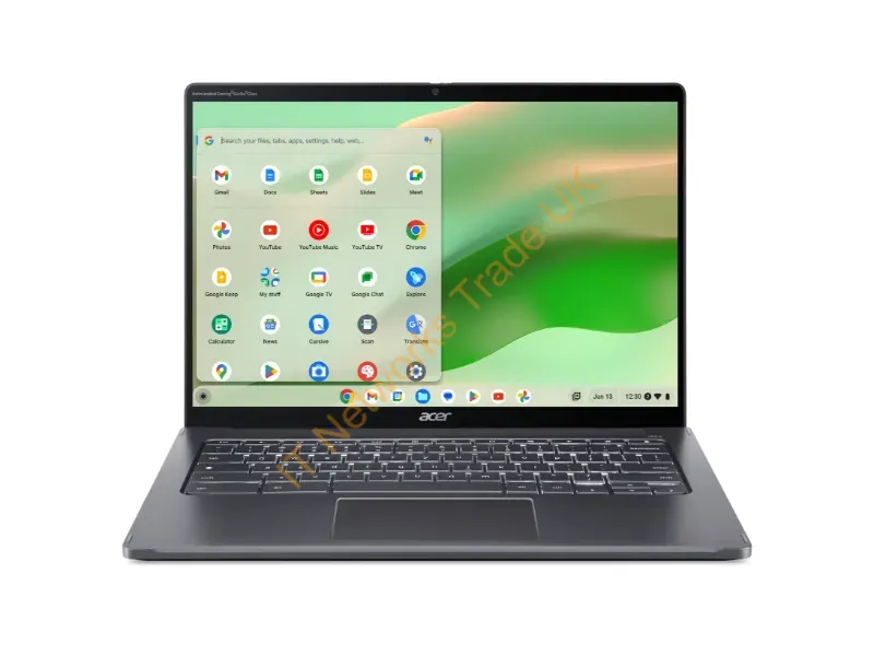 NX.KLAAA.001 - Acer Chromebook Cp714-2W-56B2 Intel Core I5 I5-1335U 14" Touchscreen Wuxga 8 Gb Lpddr4X-Sdram 256 Gb Ssd Wi-Fi 6E (802.11Ax) Chromeos Gray