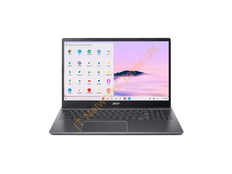 NX.KW4AA.002 - Acer Chromebook Cbe595-2T-752Y Intel Core 7 150U 15.6" Touchscreen Full Hd 16 Gb Lpddr5X-Sdram 256 Gb Ssd Wi-Fi 6 (802.11Ax) Chromeos Gray