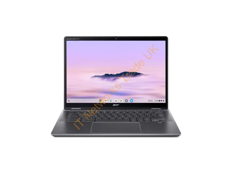 NX.KWFAA.001 - Acer Chromebook Cpe594-1N-30Em Intel Core 3 100U 14" Touchscreen Full Hd 8 Gb Lpddr5X-Sdram 256 Gb Ssd Wi-Fi 6E (802.11Ax) Chromeos English Metallic
