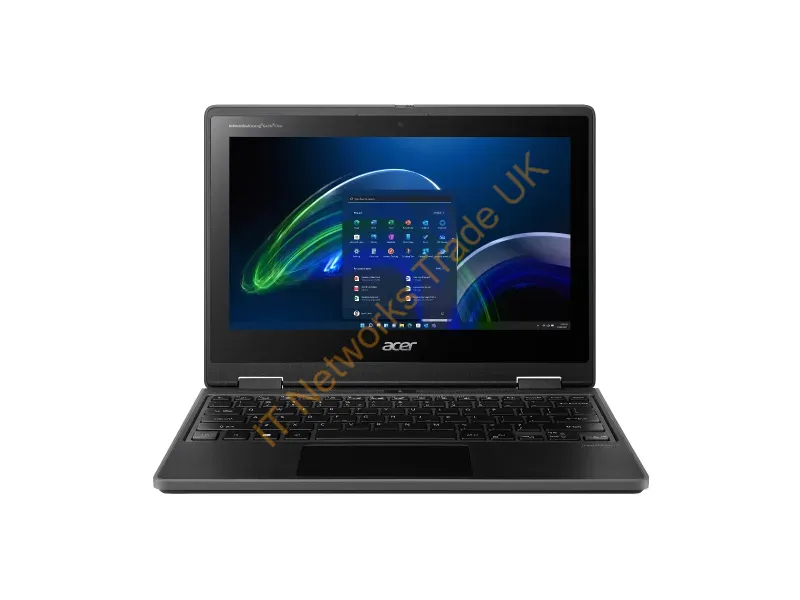 NX.VQWAA.004 - Acer Travelmate Spin B3 Tmb311R-32-C47B Intel Celeron N N5100 Hybrid (2-In-1) 11.6" Touchscreen Hd 8 Gb Ddr4-Sdram 128 Gb Flash Wi-Fi 6 (802.11Ax) Windows 11 Pro Black