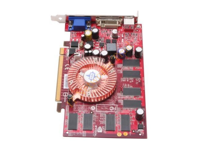 NX6600-TD128E MSI GeForce 6600 128MB 128-Bit DDR PCI Express x16 DVI/ D-Sub/ HDTV/ S-Video Out Video Graphics Card