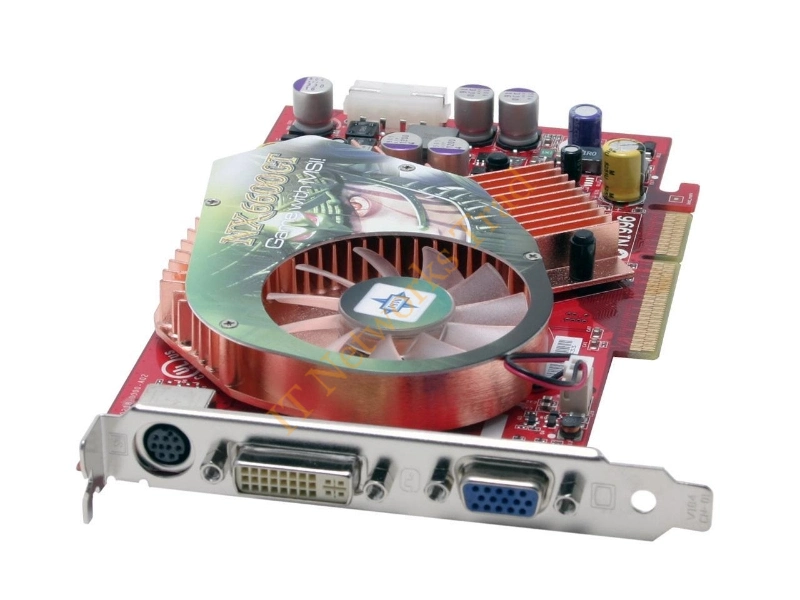 NX6600GT-VTD128SP MSI 128MB GeForce 6600GT AGP 8x VGA DVI HDTV-out Video Graphics Card