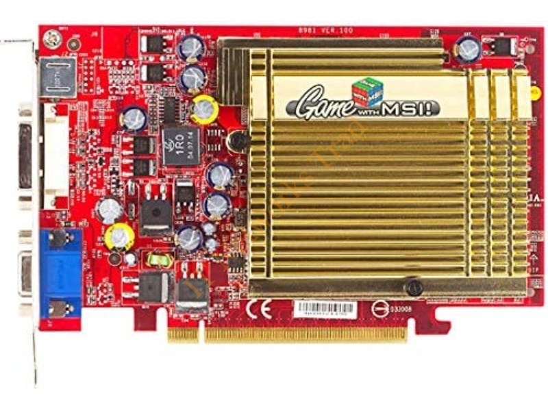 NX6600LE-TD256E MSI GeForce 6600LE 256MB DDR2 SDRAM TV-out (S-Video connector) DVI Connector Video Graphics Card
