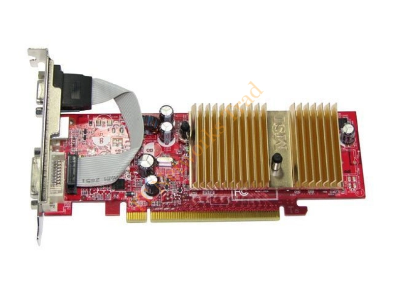 NX7100GS-TD128E MSI GeForce 7100GS 128MB DDR2 Memory TV-out D-Sub Connector DVI-D Connector Video Graphics Card