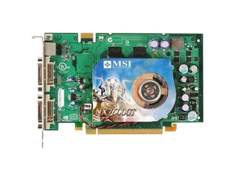 NX7600GT-T2D256E MSI GeForce 7600GT 256MB 128-Bit DDR3 PCI Express x16 Video Graphics Card