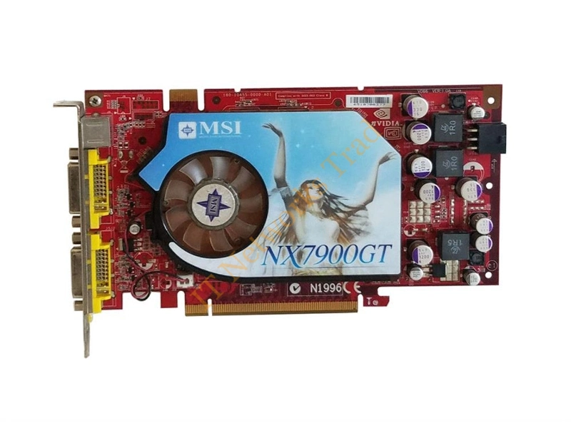 NX7900GT-T2D256E MSI 256MB nVidia GeForce 7900 GT GDDR3 256-Bit PCI Express x16 Video Graphics Card