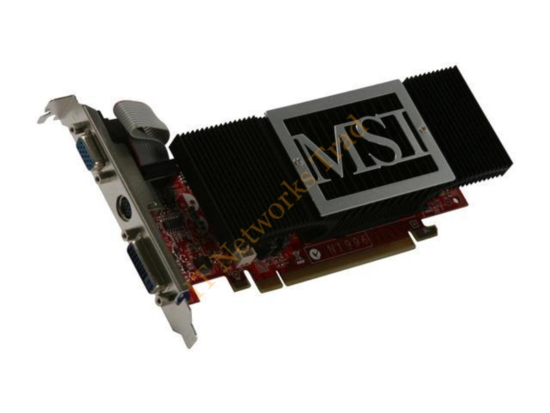 NX8400GS-TD512EH MSI nVidia GeForce 8400GS Silent 512MB DDR2 64-Bit DVI HDCP PCI Express x16 Video Graphics Card