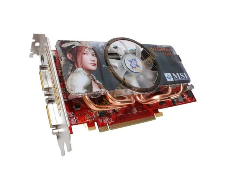 NX8800GT-512MOC MSI GeForce 8800GT 512MB OC DDR3 PCI Express Dual DVI Hdcp Video Graphics Card