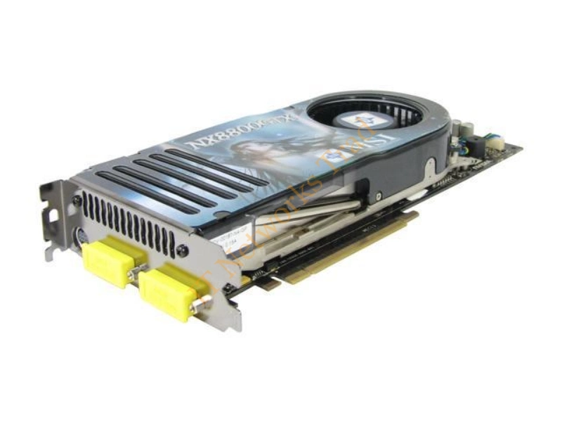 NX8800GTX-T2D768E-HD-OC MSI 8800GTX 768MB DDR3 575MHz nVidia GeForce PCI Express X16 Video Graphics Card