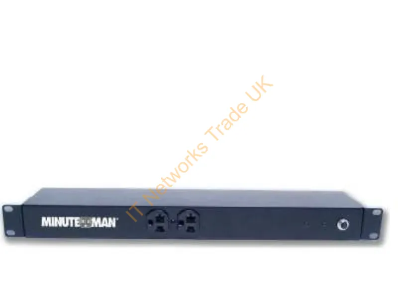 OES1020HV - Minute Man Oes1020Hv Power Distribution Unit (Pdu) 10 Ac Outlet(S) 1U Black