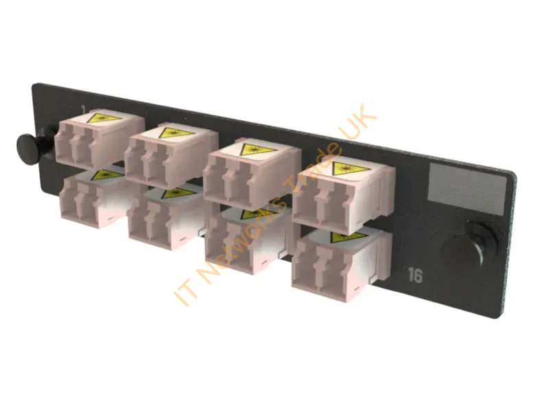 OFP-LCD16YC-A - Legrand Q-Series Fiber Optic Adapter Lc 1 Pc(S) Black, Rose