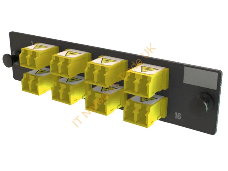 OFP-LCD16YC-C - Legrand Q-Series Fiber Optic Adapter Lc 1 Pc(S) Black, Yellow