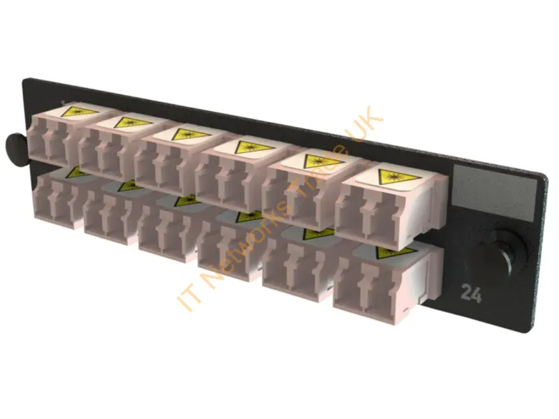 OFP-LCD24YC-A - Legrand Q-Series Fiber Optic Adapter Lc 1 Pc(S) Black, Rose