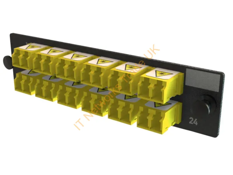 OFP-LCD24YC-C - Legrand Q-Series Fiber Optic Adapter Lc 1 Pc(S) Black, Yellow