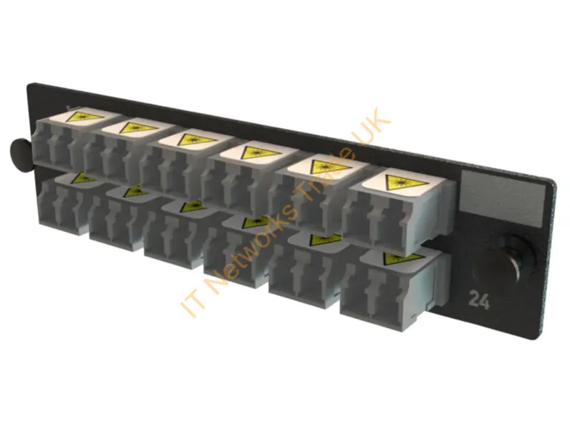 OFP-LCD24YC-G - Legrand Q-Series Fiber Optic Adapter Lc 1 Pc(S) Black, Gray