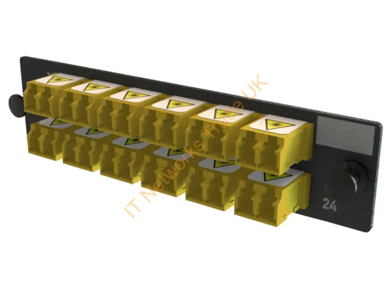 OFP-LCD24YC-M - Legrand Q-Series Fiber Optic Adapter Lc 1 Pc(S) Black, Green