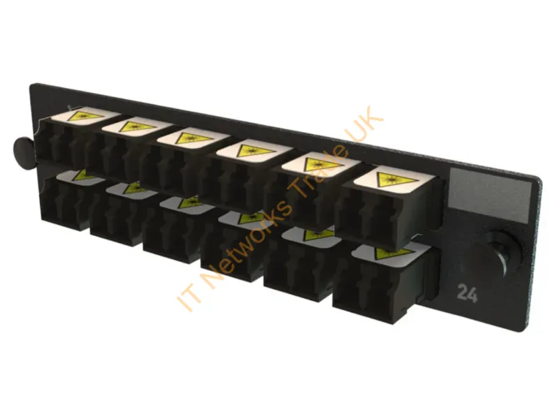 OFP-LCD24YC-U - Legrand Q-Series Fiber Optic Adapter Lc 1 Pc(S) Black