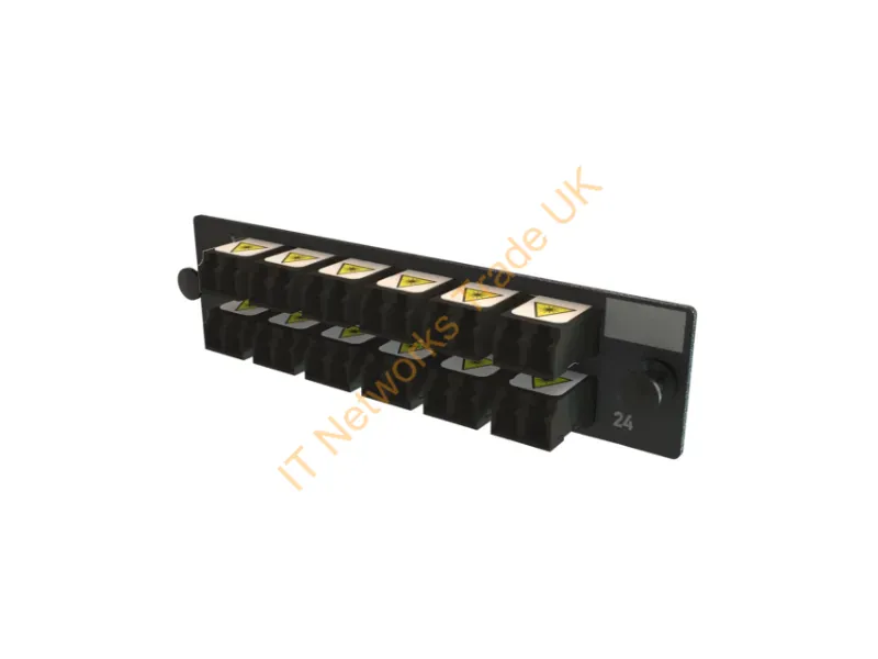 OFP-LCD24ZC-U - Legrand Ofp-Lcd24Zc-U Fiber Optic Adapter Lc 1 Pc(S) Black