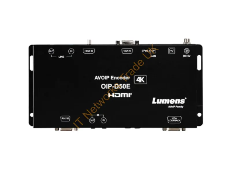 OIP-D50D - Lumens Oip-D50D Video Servers/Encoder 3840 X 2160 Pixels