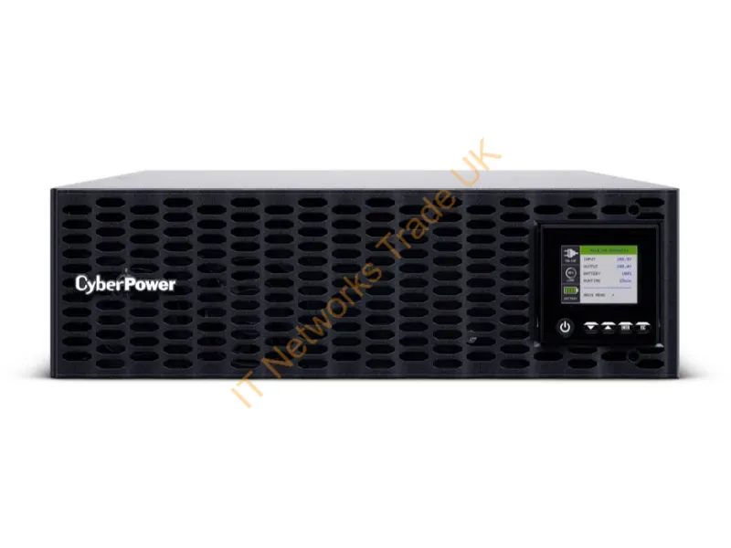 OL6KRTHDL - Cyberpower Cyberpower, 6Kva/6Kw, High Density, Online Dbl-Conv, Pf=1, 3U/Twr, 200-240V Input/Hardwire/200-240V Out/2 L6-20R/L6-30R/Clr Matrix Lcd/Serial/Epo/Rmcard205/3Yr Wty/Req Spa Over,2.5K, Free Vendor Drops