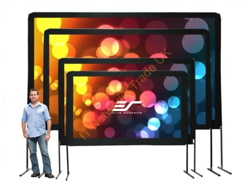 OMS150H2-DUAL - Elite Screens Yard Master 2 Dual Projection Screen 150" 16:9