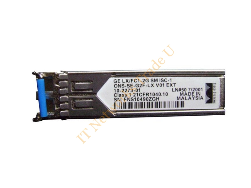 ONS-SE-G2F-LX-RF Cisco Single-mode 2Gbps Fibre Channel 1000Base-LX Fiber 10km 1310nm Duplex LC Connector SFP Transceiver Module
