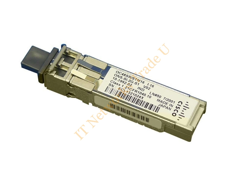 ONS-SI-2G-S1 Cisco Single-Mode 2.48Gbps OC-48/STM-16 SR-1 Fiber 2km 1310nm Duplex LC Connector SFP Transceiver Module