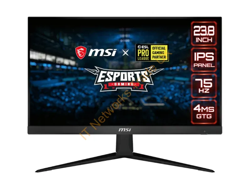 OPTIXG241V_E2 - Msi Optix G241V E2 Computer Monitor 23.8" 1920 X 1080 Pixels Full Hd Led Black