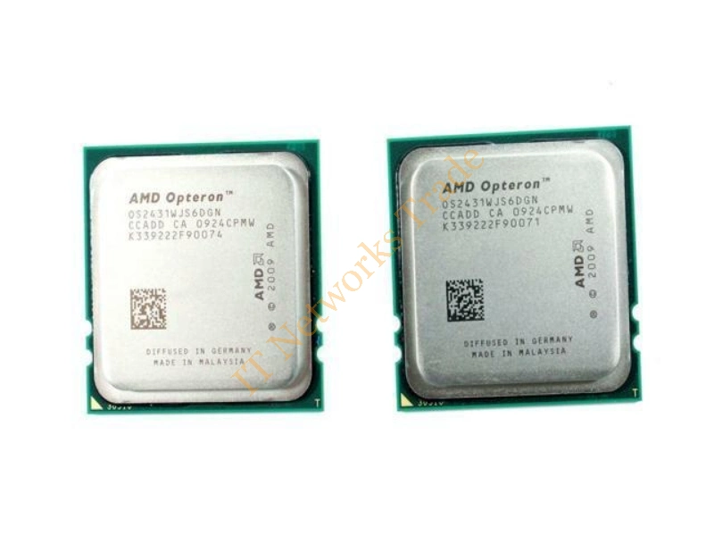 OS2431WJS6DGN AMD Opteron 2431 6-Core 2.40GHz 6MB L3 Cache Socket F Retail Processor