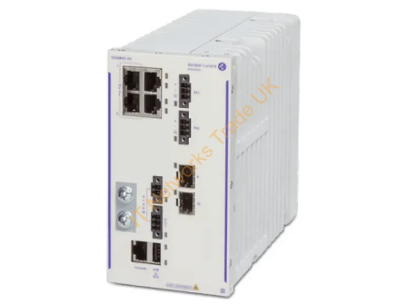 OS6465H-P12-US - ALE Hardened Gige Fan-Less Switch. 8X10/100/1000 Baset Rj-45 802.3Bt Type-3 Poe