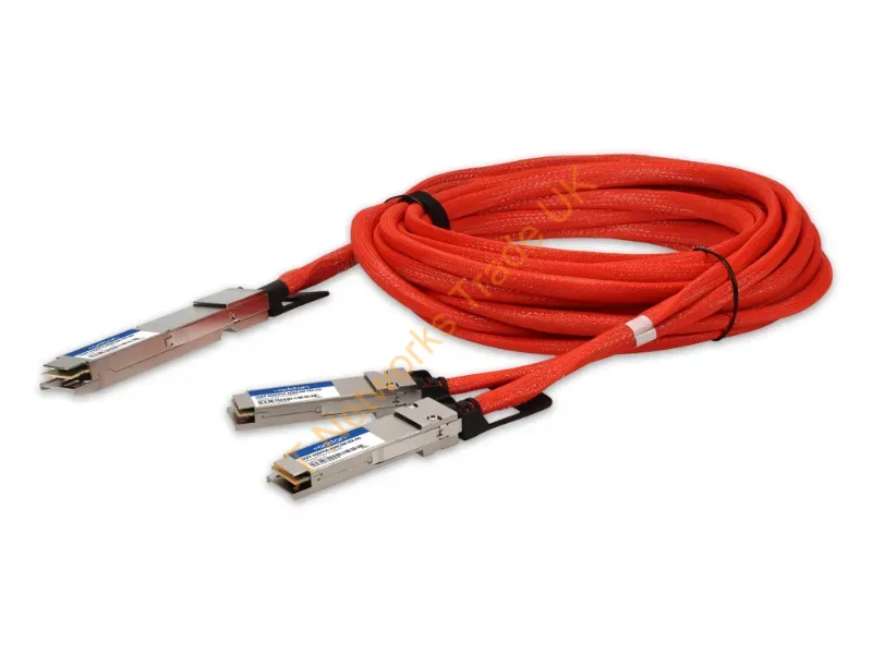 OSFP-2QSFP56-ADAC3M-MX-AO - Addon Networks Osfp-2Qsfp56-Adac3M-Mx-Ao Infiniband/Fibre Optic Cable 118.1" (3 M) 2X Qsfp56 Twinax Red