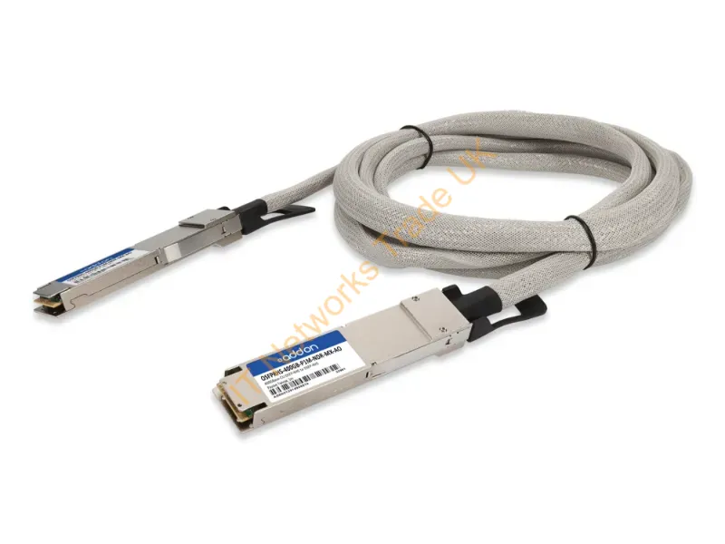 OSFPRHS-400GB-P1M-NDR-MX-AO - Addon Networks Osfprhs-400Gb-P1M-Ndr-Mx-Ao Infiniband/Fibre Optic Cable 39.4" (1 M) Osfp Twinax Gray