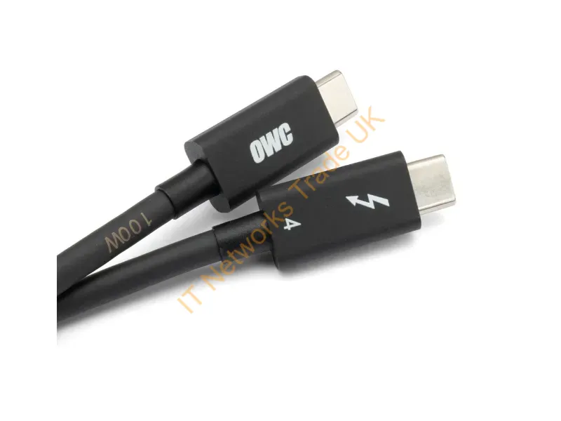 OWCCBLTB4C2.0M - OWC OWCCBLTB4C2.0M Thunderbolt cable 2 m 40 Gbit/s Black