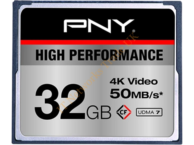 P-CF32GU7-GE PNY 32GB High Performance CompactFlash (CF) Memory Card