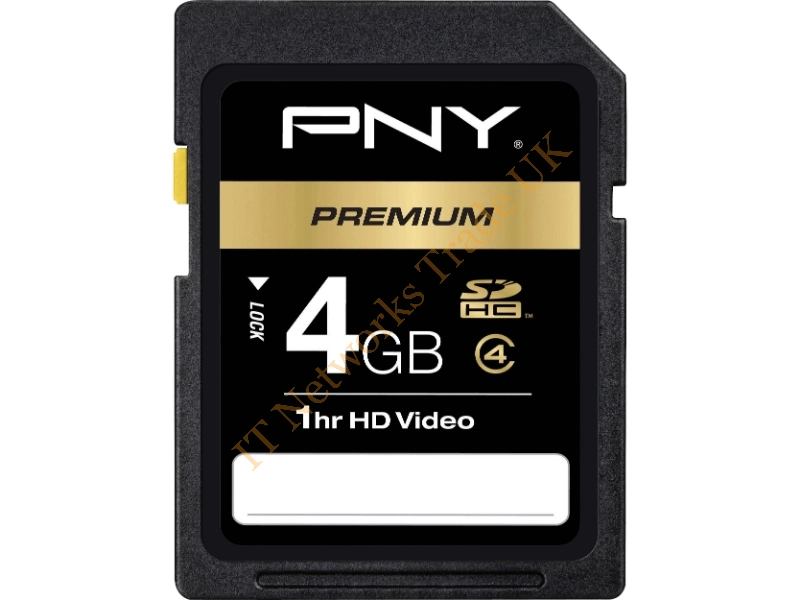 P-SDHC4G4L-HS PNY Performance 4GB Class 4 SDHC Flash Memory Card