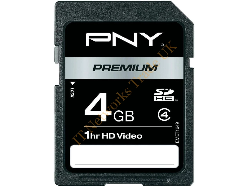 P-SDHC4G4X2H-GE PNY Performance 4GB Class 4 SDHC Flash Memory Card (2-Pack)
