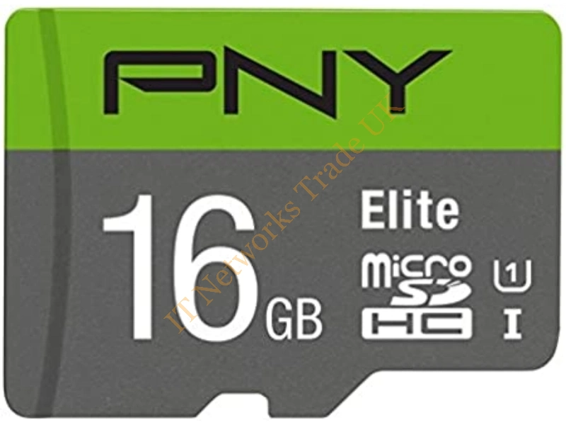 P-SDU16U185EL-GE-A1 PNY Elite 16GB microSDHC UHS-I Flash Memory Card