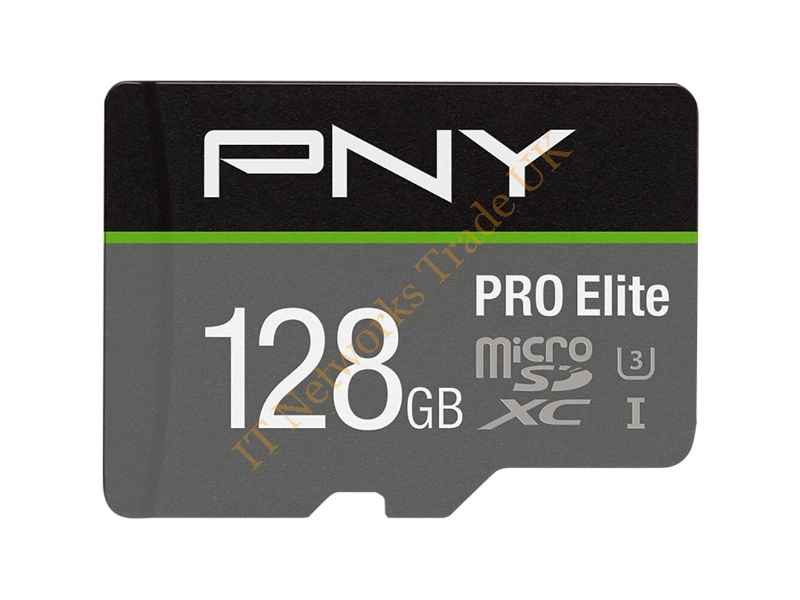 P-SDUX128U395PRO-GE PNY PRO Elite 128GB microSDXC Flash Memory Card