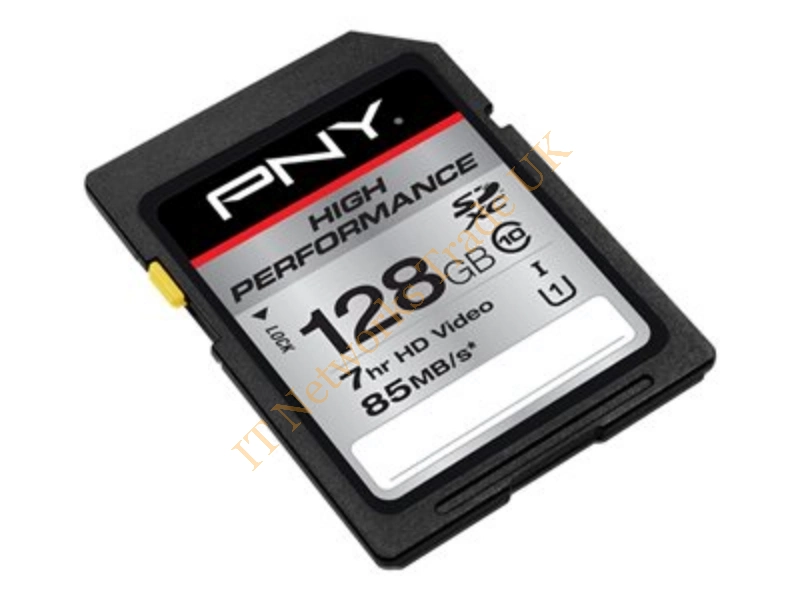 P-SDXC128U185-GE PNY 128GB Class 10 SDXC UHS-I (U1) Flash Memory Card
