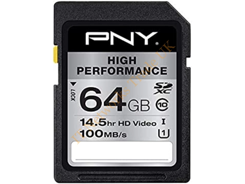 P-SDXC64GU185-GE-A1 PNY High Performance 64GB microSDXC Class 10 UHS-1 Flash Memory Card